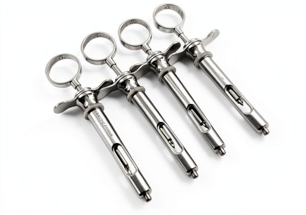 CYNAMED 4‑Piece Dental Surgical Aspirating Syringe Set 1.8ml German-3