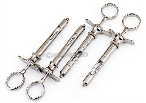 CYNAMED 4‑Piece Dental Surgical Aspirating Syringe Set 1.8ml German-1