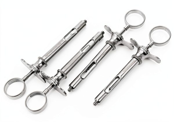 CYNAMED 4‑Piece Dental Surgical Aspirating Syringe Set 1.8ml German-4