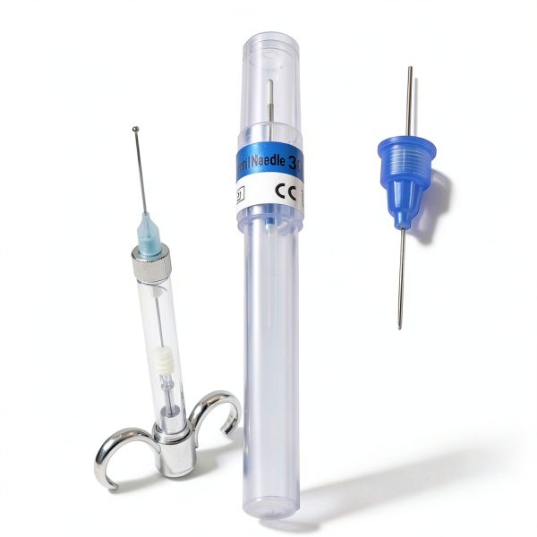 Omnia Dental Plastic Hub Needles 27G X-Short 100pcs Self-Threading-1