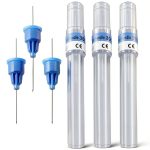 Omnia Dental Plastic Hub Needles 27G X-Short 100pcs Self-Threading-0