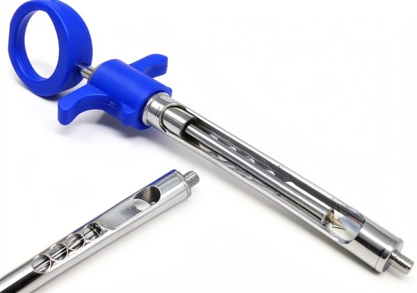 4 Holes Auto Passive Dental Anesthetic Syringe 1.8ml Self Aspirating Cartridge Injection Blue Color-0